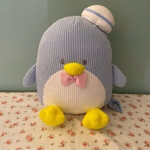 NWT Large Sanrio Tuxedosam Pastel Corduroy Soft Kawaii Cute Plush Stuffed Animal